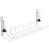 Gadpiparty Multi-Functional Rack Efficient Wire Storage Organizer for Office Home and Study Easy Installation Tidy Workstation Versatile Tray for Electric Cords and Computer Cables Simple view 1