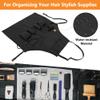 HODRANT Barber Apron for Men & Women, Water-resistant Hair Stylist Apron with Multiple Pockets & Adjustable Neck Strap for Hairdresser, Cosmetology view 2