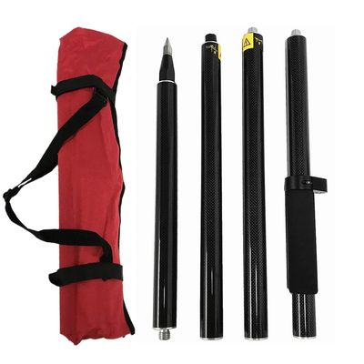 Sveymappe 1.8M Pole Length GPS Prism Pole Carbon Fibre Pole GPS GNSS RTK Surveying
