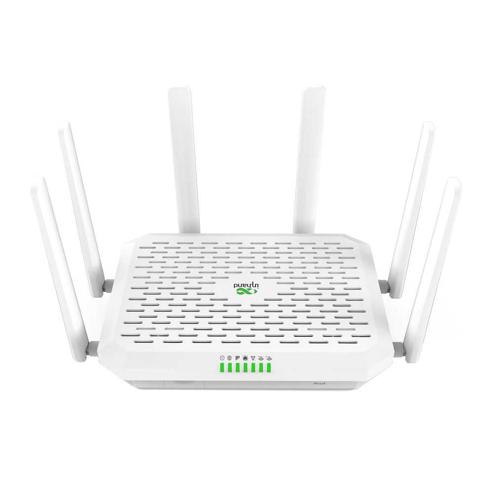 InHand 5G Router FWA02, Ultra-Fast Wi-Fi 6 Mesh Router, Dual 2.5G Ports, Support Cellular Failover & Load Balancing, High-Gain Antennas 5G Gateway for Business Office and Home, Unlocked