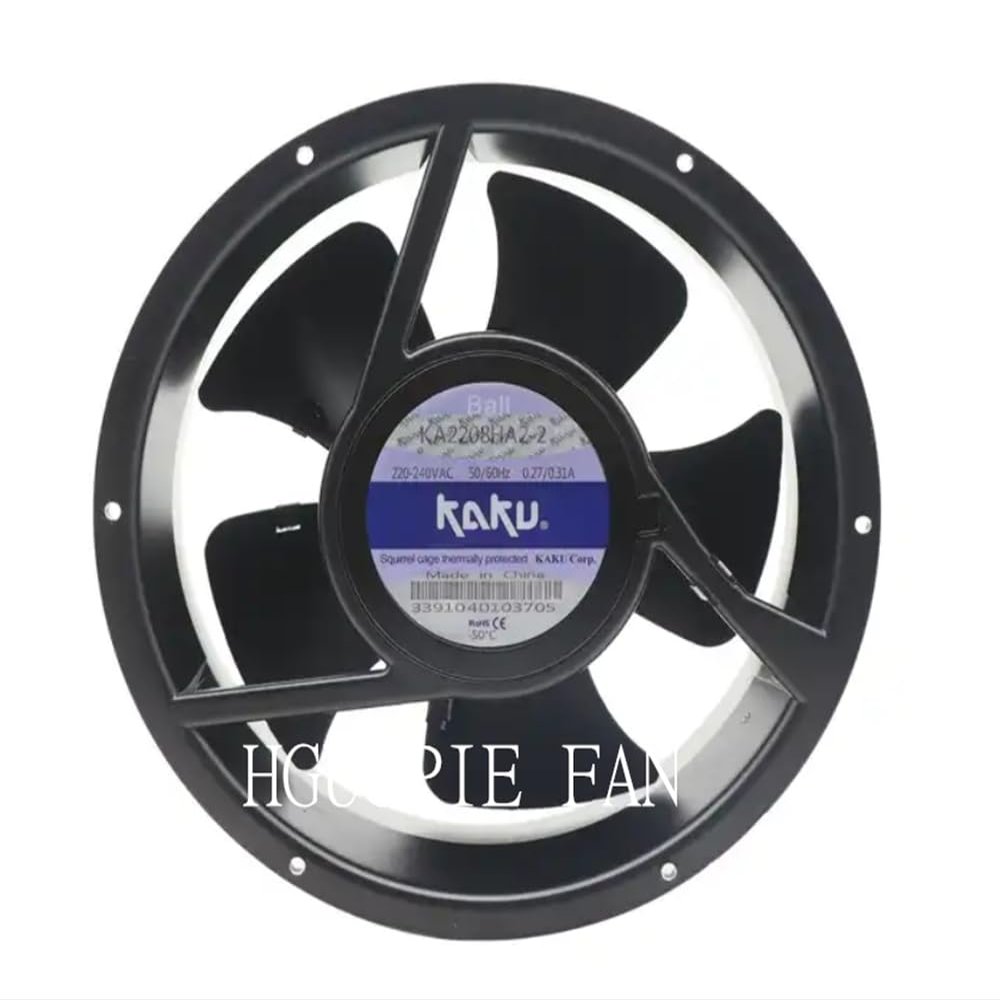 HGUOPIE for New KAKU Fan KA2208HA2-2 AC 220/240V 49/64W 222X222X80MM Axial Cooling Fan