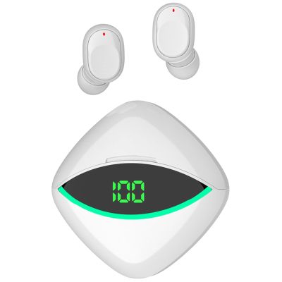 2024 New Version True Wireless Bluetooth Earbuds in-Ear Headphones Headset with Charging Case Compatible with Apple & Android, Dual Connect, Built-in Microphone, Stereo Sound - Model 35