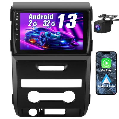 AWESAFE Android 13 Car Stereo for Ford F150 2009 2010 2011 2012, Wireless Carplay Android Auto Android 9 inch Touchscreen F150 Radio Replacement with GPS Navigation Bluetooth WiFi