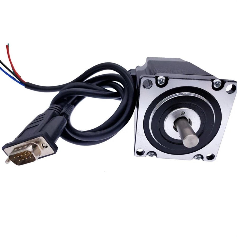 23 Closed-loop Stepper Motor Driver Servo Motor step motor 57HBS6401 132mm 3.0NM 1000ppr Hybrid closed loop step motor+line (Size : Motor and Line)