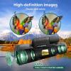 15x56 HD Monocular Telescope High Powered for Adults with Smartphone Adapter, High Powered Monocular Scope with Clear Low Light Vision for Star Watching, Bird Watching, Hiking, Concert view 4