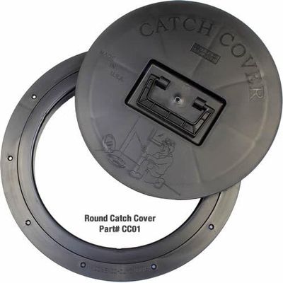 (4)-Catch Cover Round Trim Fish House Fishouse Hole Catch Cover Ice Fishing CC01