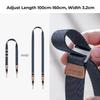 K&F CONCEPT 32mm Camera Neck Strap for Photographers Camera Strap Quick Release Clip Adjustable Sling Strap Compatible with Nikon Canon Sony Olympus DSLR Camera Green view 2