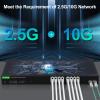 GoodTop 16 Port 2.5Gb Smart Managed Switch,16 x 2.5GbE Ports,2 x 10G SFP+,Easy Web Managed with Link Aggregation/VLAN/QOS/DHCP Client, Metal Fanless Home Lab Network Switch,1U Rack Mounted view 3