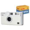 Kodak EKTAR H35 Half Frame 35mm Camera, Reusable, Focus-Free, Lightweight, Easy to Use (Film and AAA Battery Not Included) (White Pack with 24-Exposure Film) view 1
