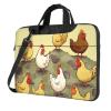 A Brood of Chickens print Laptop Bag Large Capacity Computer Bags Shoulder Briefcase Laptop Sleeve Case 15.6 inch view 1