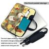 A Brood of Chickens print Laptop Bag Large Capacity Computer Bags Shoulder Briefcase Laptop Sleeve Case 15.6 inch view 3