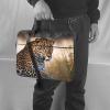 African Animal Leopard print Laptop Bag Large Capacity Computer Bags Shoulder Briefcase Laptop Sleeve Case 14 inch view 2