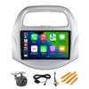 4+32GB 8 Core 9" IPS Touch Screen Android Car Radio for Chevrolet Chevy Spark Beat 2018 2019 2020 Android 13 Upgrade Radio Stereo Dash Kit Built-in Car-Play Android Auto GPS Navi view 1