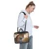 African Animal Leopard print Laptop Bag Large Capacity Computer Bags Shoulder Briefcase Laptop Sleeve Case 13 inch view 3