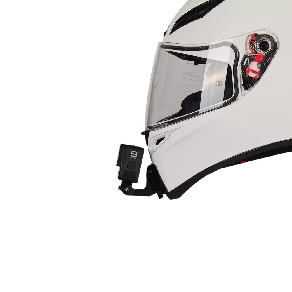 Saurka Customized Motorcycle Helmet Chin Mount Kits for GoPro with Adhesive Pads and Adjustable Arm for AGV K1