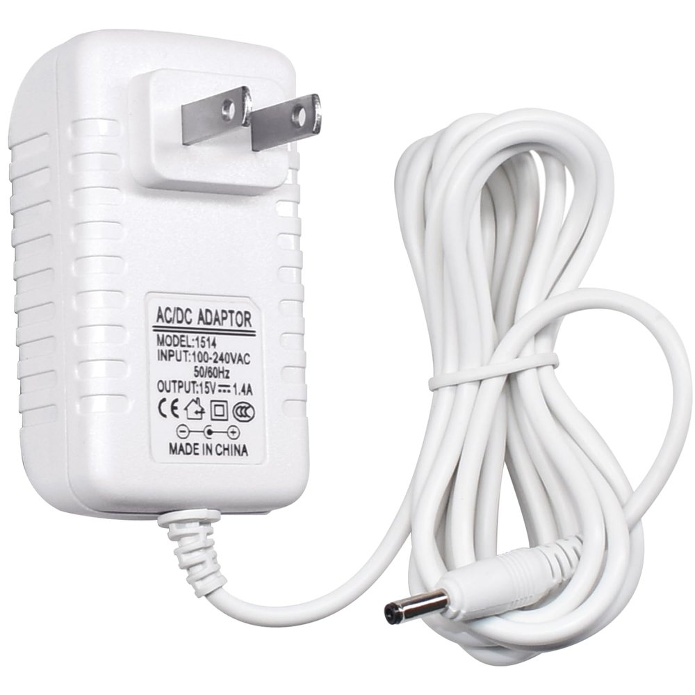 21W Power Adapter Charger for Echo (1st & 2nd Generation), Echo Show (1st Gen), Echo Plus (1st Gen), Fire TV (2nd Gen), Echo Look, Echo Link, 6.5 Feet Power Cord Replacement, White