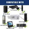 21W Power Adapter Charger for Echo (1st & 2nd Generation), Echo Show (1st Gen), Echo Plus (1st Gen), Fire TV (2nd Gen), Echo Look, Echo Link, 6.5 Feet Power Cord Replacement, White view 4