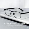 Cyxus Carbon Fiber 99% Blue Light Glasses Men Women, 23g Semi-rim Square Frame for Computer Gaming 8146 view 3