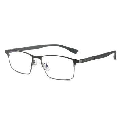 Cyxus Carbon Fiber 99% Blue Light Glasses Men Women, 23g Semi-rim Square Frame for Computer Gaming 8146