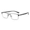Cyxus Carbon Fiber 99% Blue Light Glasses Men Women, 23g Semi-rim Square Frame for Computer Gaming 8146 view 1