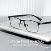 Cyxus Carbon Fiber 99% Blue Light Glasses Men Women, 23g Semi-rim Square Frame for Computer Gaming 8146 view 3