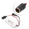 NDNCZDHC Car Power Converter Module 24V-72V to 12V 15A Cigarette Lighter Plug view 2