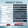Cables Direct Online 16/4 250FT Speaker Cable Oxygen Free Copper, CL3 CMR in-Wall Rated, White Jacket, OFC Strands Compatible with Home Theater, Low Voltage view 4
