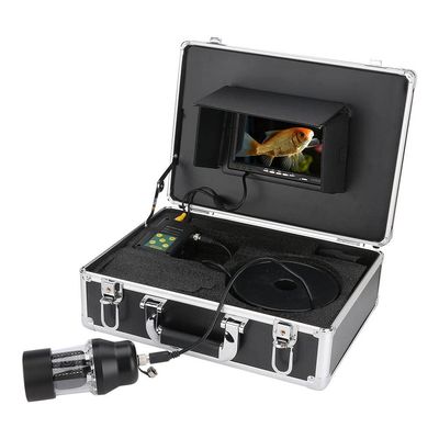 PruMan Fish Finder Camera, with 7.0 Inch Monitor, 1000 TVL Infrared LED Waterproof Camera, Up to 8 Hours Battery Life, for Ice Lake Sea Boat (Size : 100M Cable)