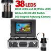 PruMan Fish Finder Camera, with 7.0 Inch Monitor, 1000 TVL Infrared LED Waterproof Camera, Up to 8 Hours Battery Life, for Ice Lake Sea Boat (Size : 100M Cable) view 2