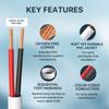 Cables Direct Online 14/2 500FT Speaker Cable Oxygen Free Copper, CL3 CMR in-Wall Rated, White Jacket, OFC Strands Compatible with Home Theater, Low Voltage view 3