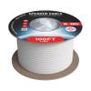Cables Direct Online 16/4 100FT Speaker Cable Oxygen Free Copper, CL3 CMR in-Wall Rated, White Jacket, OFC Strands Compatible with Home Theater, Low Voltage view 1