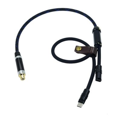 3ft Type-c to coaxial Cable Female USB c to Digital coaxial Audio Interface RCA Female Wire Adapter spdif for dac amp Sound Preamp Amplifier DSD64 dsd128 192K