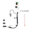 3ft Type-c to coaxial Cable Female USB c to Digital coaxial Audio Interface RCA Female Wire Adapter spdif for dac amp Sound Preamp Amplifier DSD64 dsd128 192K view 4