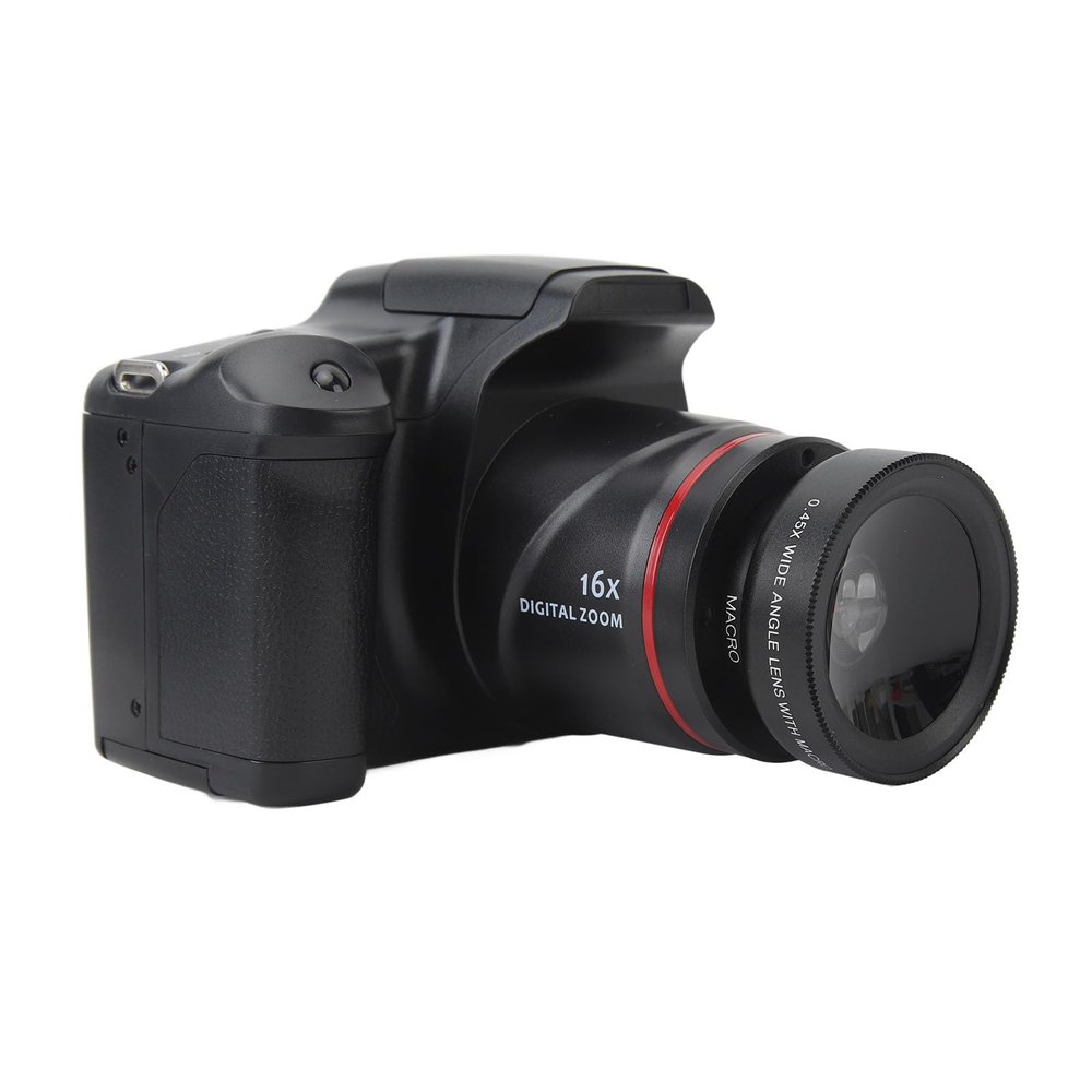 Digital Camera 1080P HD 16MP for Photography Video Vlogging, 2.4in 16x Zoom Anti Shake Autofocus Camera with Built in Flash Lamp, 52mm Wide Angle Lens, Webcam Function, Style 2, Pomyafnpokd18x4