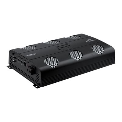 Audiopipe 8000 Watts Full Range Class D Mosfet Amplifier (APHF-8000D-H2), 4-Point Protection System, 2 Ohm, BTL Mode, Remote Bass Control Knob
