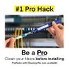 0.5 Meter - 96 Pack OM3 Multimode Duplex Fiber Patch Cable, LC-LC PROPACK Connector, 10Gig OFNR Rated, High Speed Corning Glass for Network, Data Center, LAN, FTTH, Telecom view 2