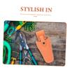 DOITOOL 4pcs Cattlehide Scissor Cover Pliers Carrier Garden Shears Pruning Grafting Tool Multifunctional Hair Scissor Protective Cover view 2