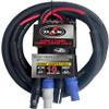 DAS Audio 16900097 Model DAS-CJC-10FT 10ft Combo Jumper Cable; 14 AWG Power Cable with PowerCon Connectors, and 16 AWG Audio Cable with XLR Connectors view 1
