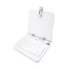 ARTIBETTER Tablet Pc Keyboard Cover with Leather Stand Durable Protective Case White for Enhanced Typing Experience and Scratch Resistance view 1