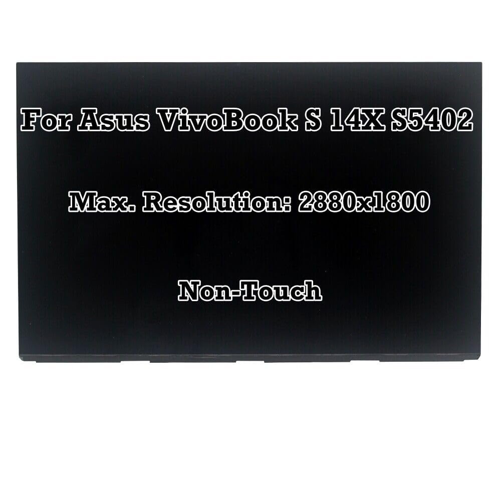 14.5" OLED Replacement for ASUS Vivobook S 14X S5402Z S5402ZA 120Hz 2.8K 2880X1800 LCD Screen Display Non-Touch Panel