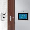 Wired Video Doorbell Apartment Intercom with 7 inch Touch Monitor System,1080P Doorphone Door Camera,TUYA WiFi Smart Home Video Intercom Door Phone Kits for Home Villa (1 doorbell+3 Monitor) view 4