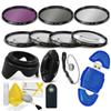 67MM Filter KIT +4 Macro Lens KIT + Remote + Hood +USB for Nikon CoolPix P900, P950 Digital Camera view 1