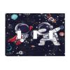 Tewujay Decorative Light Switch Covers 3 Toggle Cartoon Cute Astronauts Galaxy Planets Triple Toggle Wall Plate Decorative Switchplate Electrical Faceplate for Farmhouse Home Decor view 1