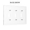 Tewujay Decorative Light Switch Covers 3 Toggle Mist Fairy Forest Deers Triple Toggle Wall Plate Decorative Switchplate Electrical Faceplate for Farmhouse Living Room Decor view 4