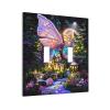 Tewujay Decorative Light Switch Covers Decorative 2 Toggle Butterfly Fairy Forest Double Toggle Wall Plate Dual Decorative Switchplate Electrical Faceplate view 2