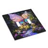Tewujay Decorative Light Switch Covers Decorative 2 Toggle Butterfly Fairy Forest Double Toggle Wall Plate Dual Decorative Switchplate Electrical Faceplate view 3