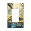 Tewujay Decorative Decora Outlet Wall Plate Cartoon Mushroom Fairy Forest 1 Gang Rocker Decorative Switchplate Faceplate Gfci Light Switch Covers view 1