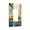 Tewujay Decorative Decora Outlet Wall Plate Cartoon Mushroom Fairy Forest 1 Gang Rocker Decorative Switchplate Faceplate Gfci Light Switch Covers view 2
