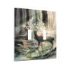 Tewujay Decorative Light Switch Covers Decorative 2 Toggle Mist Fariy Forest Deers Double Toggle Wall Plate Dual Decorative Switchplate Electrical Faceplate for Farmhouse Decor view 2