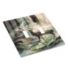 Tewujay Decorative Light Switch Covers Decorative 2 Toggle Mist Fariy Forest Deers Double Toggle Wall Plate Dual Decorative Switchplate Electrical Faceplate for Farmhouse Decor view 3